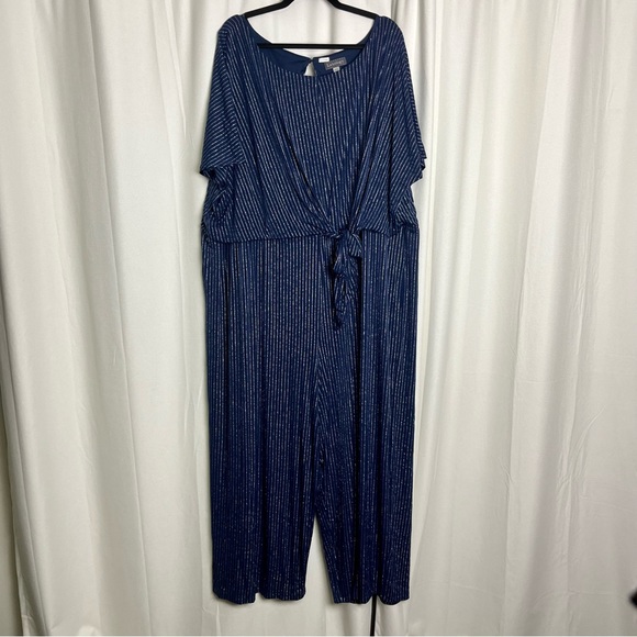 Pinstripe Jumpsuit - Picture 1 of 5